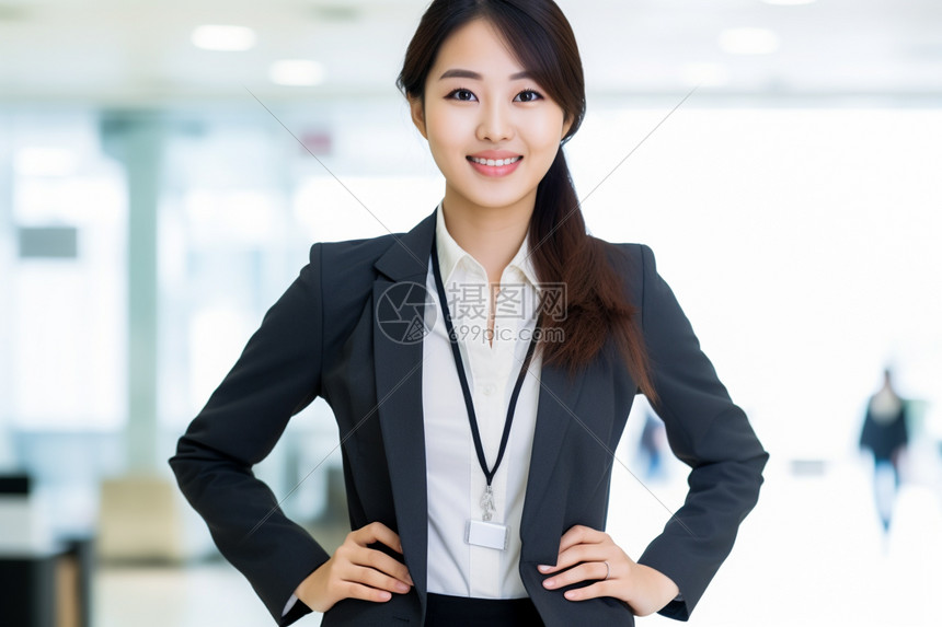 穿着正装的女员工高清图片下载-正版图片600365986-摄图网