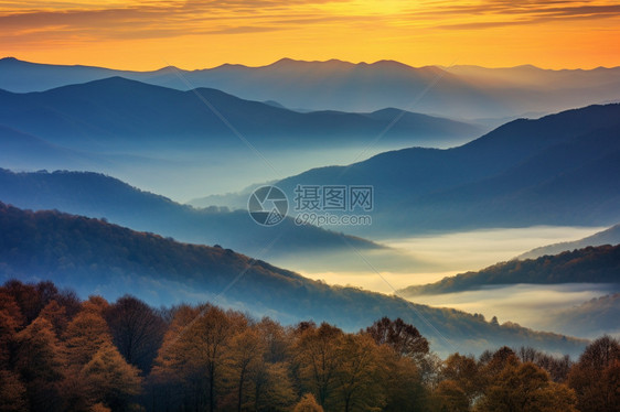 高大的群山图片