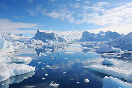 全球变暖冰川融化现象图片
