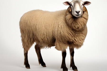 养殖场中的绵羊图片