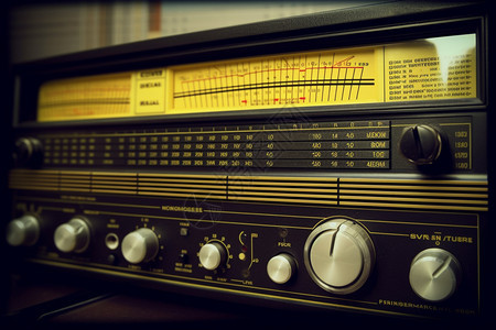 老式的收音机图片