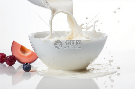 健康营养的牛奶图片