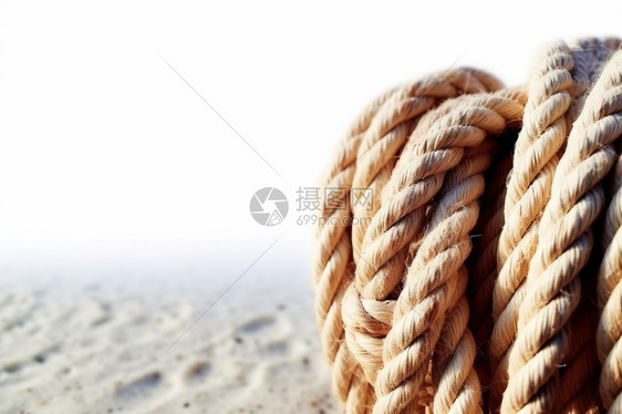 海洋的绳子图片