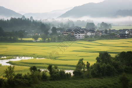 绿油油的田野图片