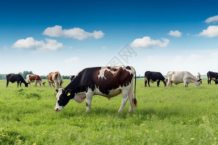 农村的畜牧业背景图片