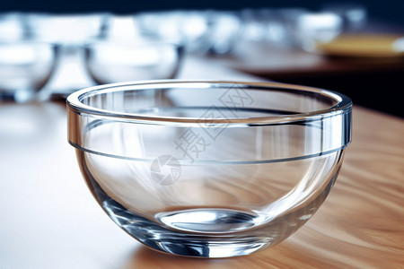 透明的玻璃器皿图片