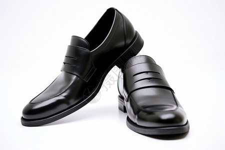 正式的黑色皮鞋图片