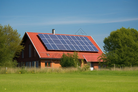 农业的太阳能光伏板图片