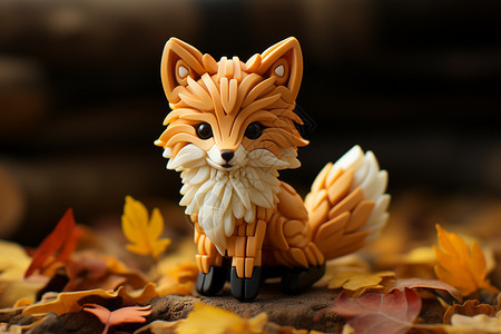 可爱的狐狸模型图片