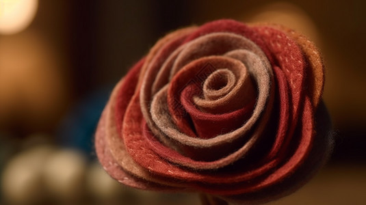 美丽的羊毛毡花朵图片