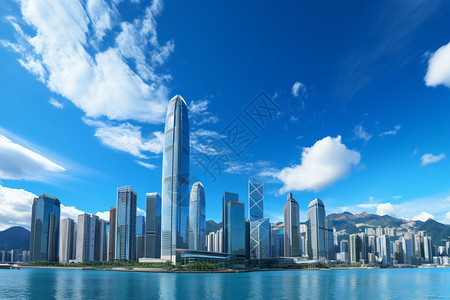现代化都市的高层建筑图片