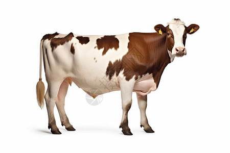健硕的奶牛背景图片
