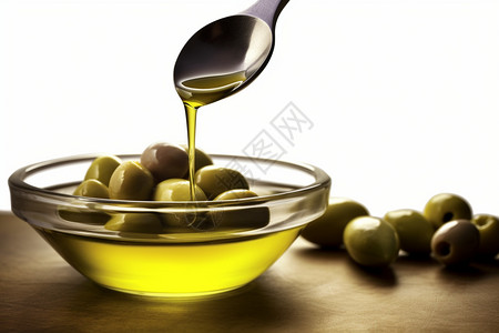 新鲜的橄榄油图片