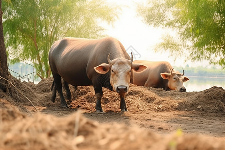 热带地区的野牛图片