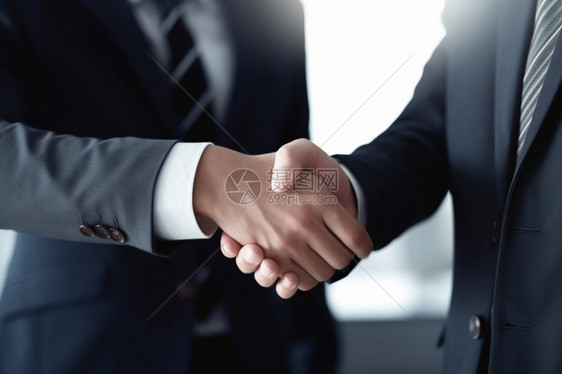 握手的商务人士图片