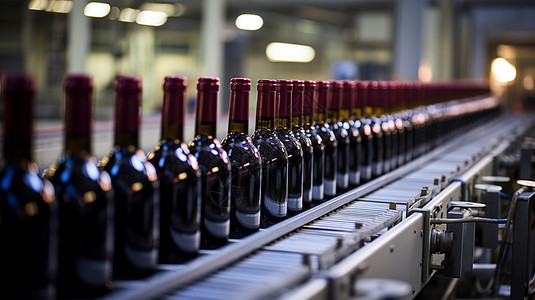 工业葡萄酒生产线图片