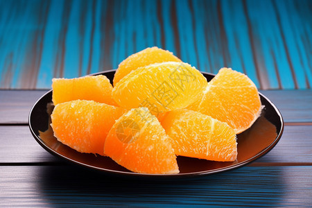柑橘水果背景图片