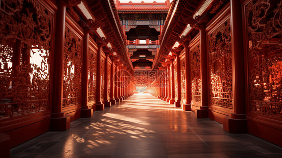 中国风格的古建筑图片