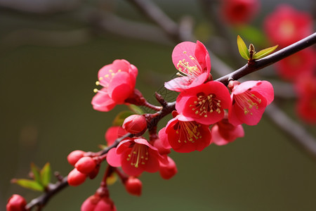 粉色的桃花图片