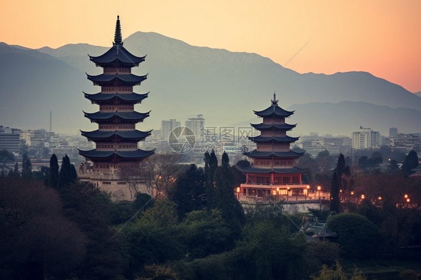 城市地标建筑高清图片下载-正版图片600377157-摄图网