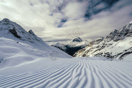 奥地利雪景背景图片