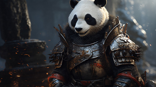 战斗的熊猫图片
