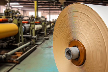 自动化造纸工厂高清图片