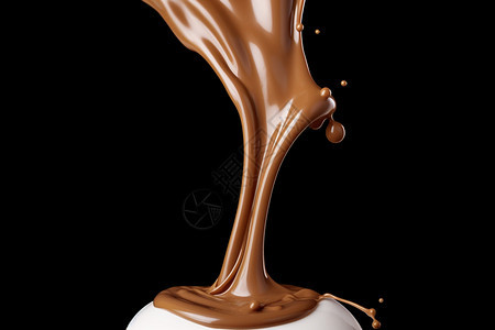 棕色巧克力背景图片