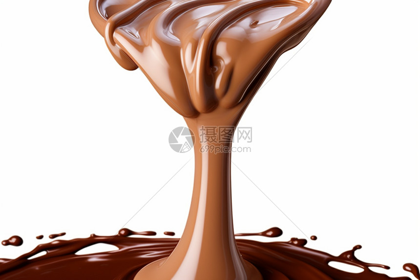 巧克力液体图片