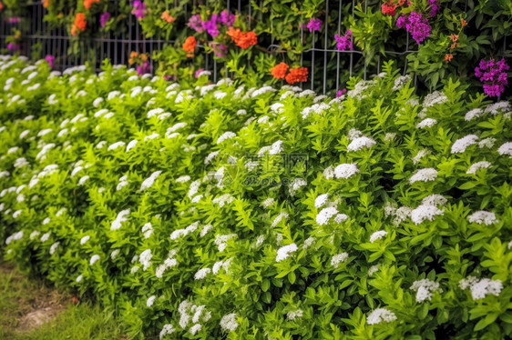 院子里的鲜花和植物图片