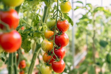 温室的西红柿图片