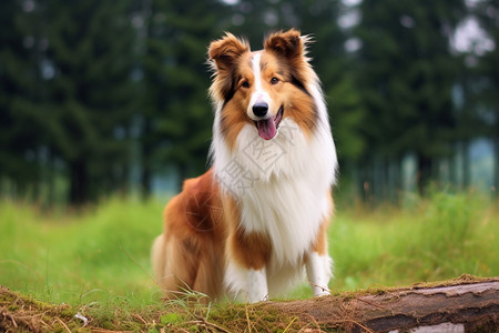 可爱的牧羊犬图片