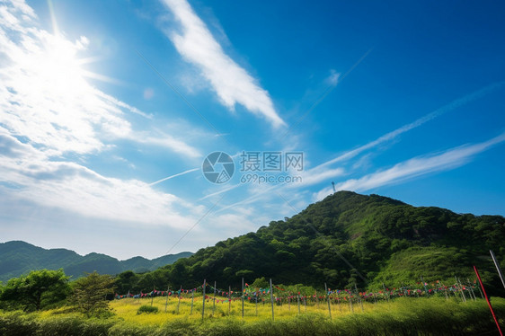 山脉的风景图片