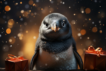 一个快乐的企鹅图片