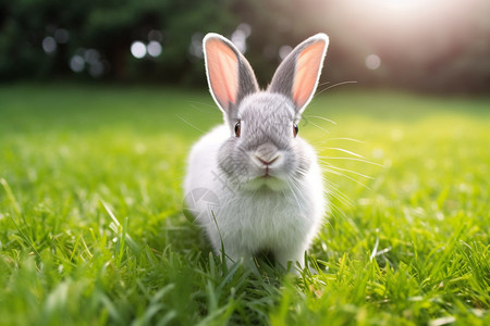 长耳朵小兔子图片