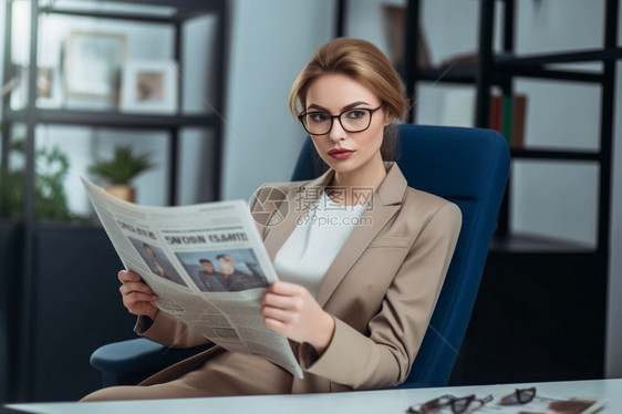 公司里的职业女性图片