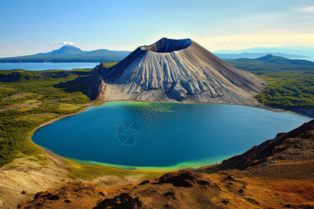 群岛的和火山口图片