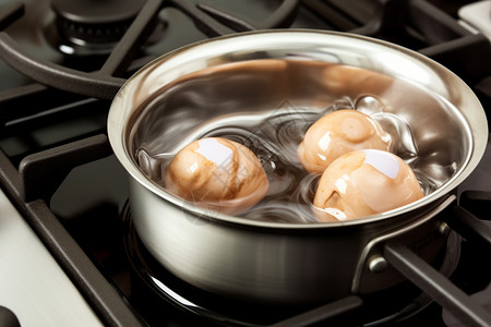 早餐水煮鸡蛋图片