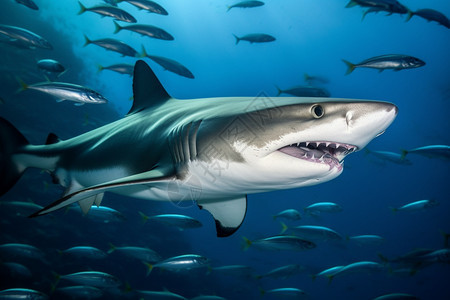 凶猛的鲨鱼图片