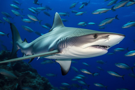 水族馆的鲨鱼图片