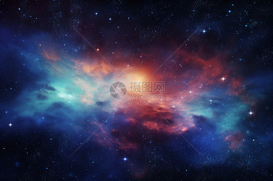 色彩绚烂的星云图片