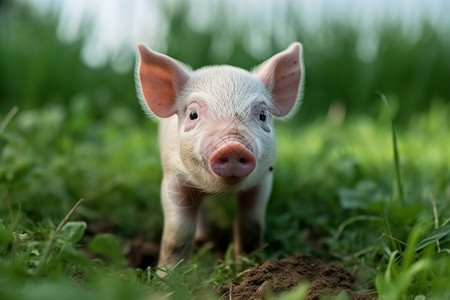 一只小猪的图图片