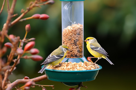 喂养鸟类的谷物粮食图片