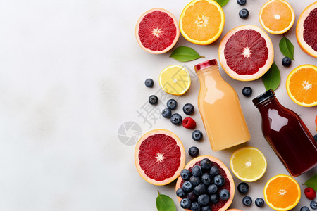 健康饮食的水果汁图片