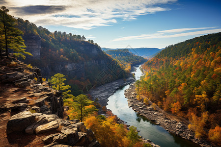 美丽的格鲁吉亚大峡谷景观图片