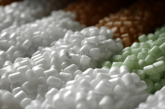 工业生产的聚苯乙烯泡沫图片