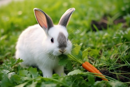 俏皮可爱的兔子图片