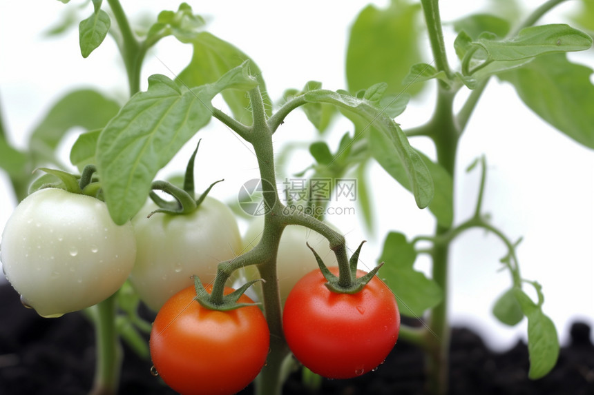自然成熟的番茄图片