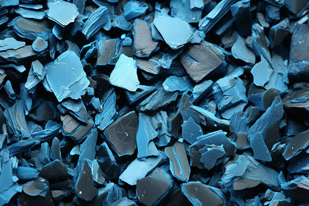 可回收的蓝色橡胶材料图片