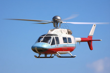 高空中的直升机高清图片